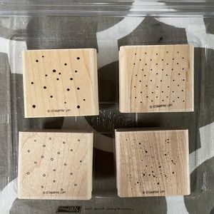 Stampin up set “Itty Bitty Background”